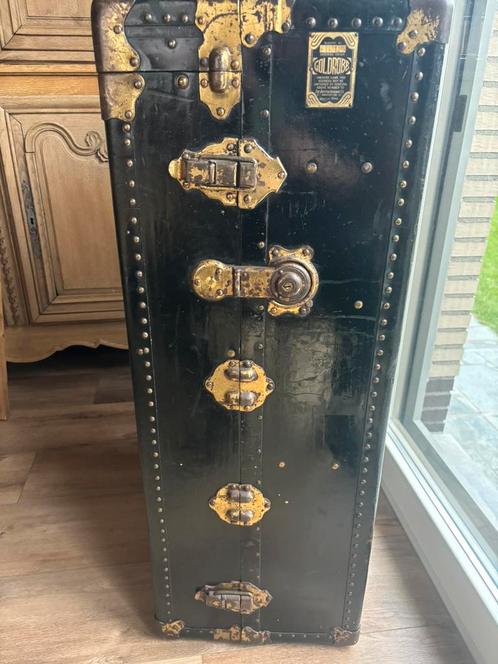 Steamtrunk,hutkoffer in prachtige staat., Antiek en Kunst, Antiek | Woonaccessoires, Ophalen