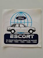 Autocollant vintage - Ford Escort - Voiture la plus vendue, Collections, Autocollants, Comme neuf, Voiture ou Moto, Enlèvement ou Envoi