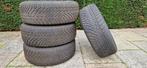Winterbanden Set - Continental 205/55 R16 91 H, Auto-onderdelen, Banden en Velgen, Ophalen, Gebruikt, 16 inch, Banden en Velgen