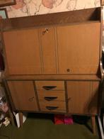 Vintage bureau secretaire in goede staat H1,34m x1m breedte, Maison & Meubles, Armoires | Secrétaires, Enlèvement, Utilisé, Vintage