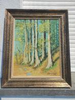 Huile sur panneau sous bois signe, Antiquités & Art, Enlèvement ou Envoi