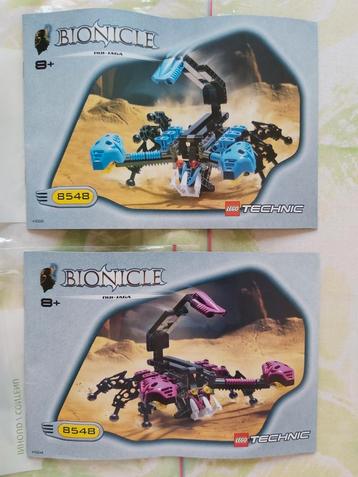 Lego Technic Bionicle 8548 Nui-Jaga blauw en paars