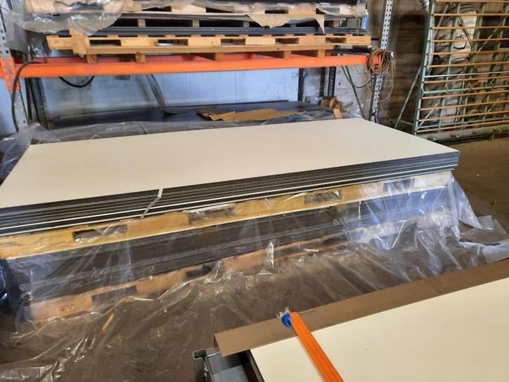 Trespa nieuw WIT aan spotprijs van EUR 150 per plaat, Tuin en Terras, Schuttingen, Nieuw, Ophalen of Verzenden