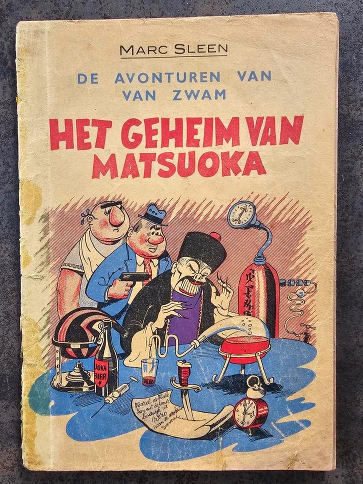Nero - Het geheim van Matsuoka - eerste druk 1948, Boeken, Stripverhalen, Gelezen, Ophalen of Verzenden