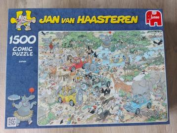 Puzzle Safara de Jan Van Haasteren 1500 pièces, Enlèvement, 500 à 1500 pièces, Comme neuf, Puzzle