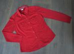 P103.Chemisier femme velours rouge "Esprit" Taille 38-40, Kleding | Dames, Blouses en Tunieken, Maat 38/40 (M), Ophalen of Verzenden