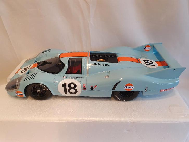 Pedro Rodriguez J Oliver Porsche 917 LH 24H Lemans 1971 1:12, Hobby en Vrije tijd, Modelauto's | 1:5 tot 1:12, Nieuw, Auto, 1:9 t/m 1:12