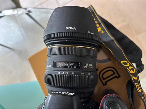 Nikon d750 + sigma 24-70 2.8 objectief, Audio, Tv en Foto, Foto | Lenzen en Objectieven, Gebruikt, Ophalen of Verzenden