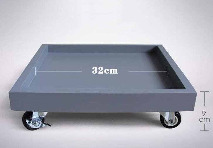 2 supports de Plante - Chariot 5 Roulettes + Freins, Jardin & Terrasse, Bacs à fleurs & Jardinières, Utilisé, Intérieur, Balcon