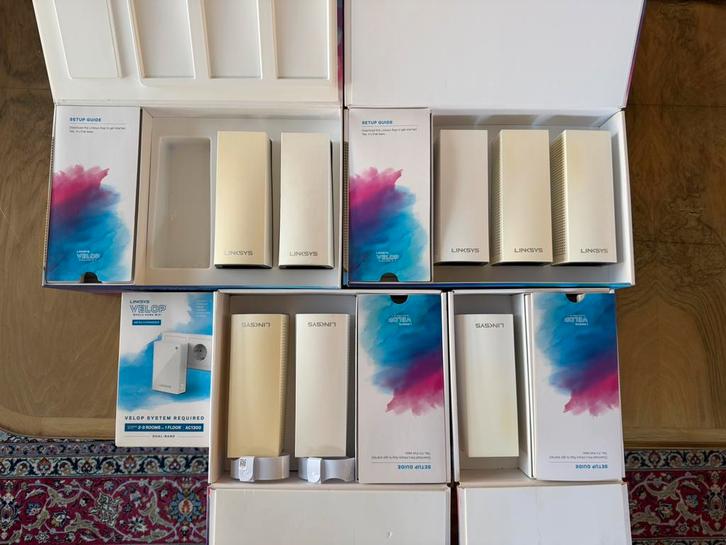Linksys Velop Mesh Wifi - WHW0303/WHW0302/WHW0301/WHW0101, Computers en Software, Routers en Modems, Gebruikt, Router, Ophalen