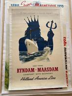 New twins Ryndam.Maasdam Holland-America line - Adwerner, Verzamelen, Posters, Ophalen of Verzenden, Canvas of Doek