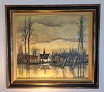 Peinture « Inondation de Vlassenbroek », G. DE LINTDECKER., Enlèvement