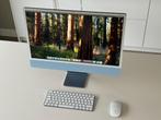 iMac 24inch blauw M1/8cpu/8gpu 16GB/256GB, Computers en Software, Apple Desktops, Ophalen, 256 GB, SSD, IMac