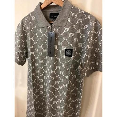 Ted Lapidus poloshirt met grijs patroon - Nieuw met label, Kleding | Heren, Polo's, Nieuw, Maat 56/58 (XL), Overige kleuren, Ophalen of Verzenden