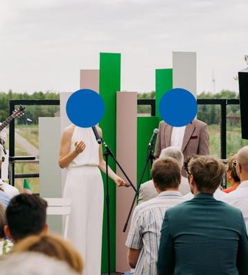 Wedding backdrop trouw beschikbaar voor biedingen