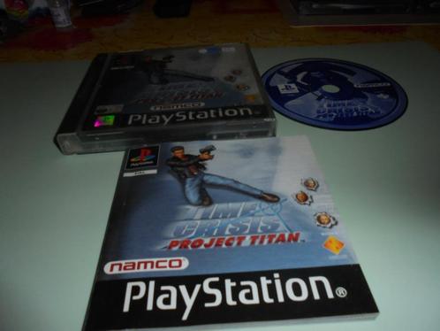 Playstation 1 Time Crisis Project Titan (orig-compleet), Games en Spelcomputers, Games | Sony PlayStation 1, Gebruikt, Shooter