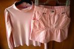 NIEUW Roze fluwelen rok + coltrui - Tik & Tak - maat 122., Kinderen en Baby's, Meisje, Tik & Tak, Ophalen of Verzenden, Zo goed als nieuw