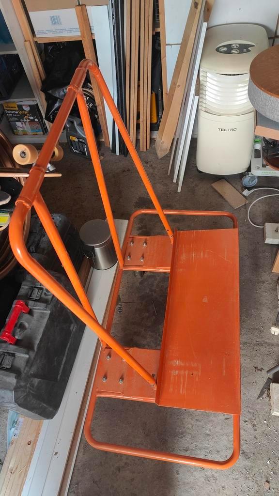 Platen wagen, Doe-het-zelf en Bouw, Transportwagens, Zo goed als nieuw, Ophalen