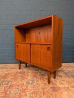 Vintage Deens wandkastje, jaren 60, Ophalen, Huis en Inrichting