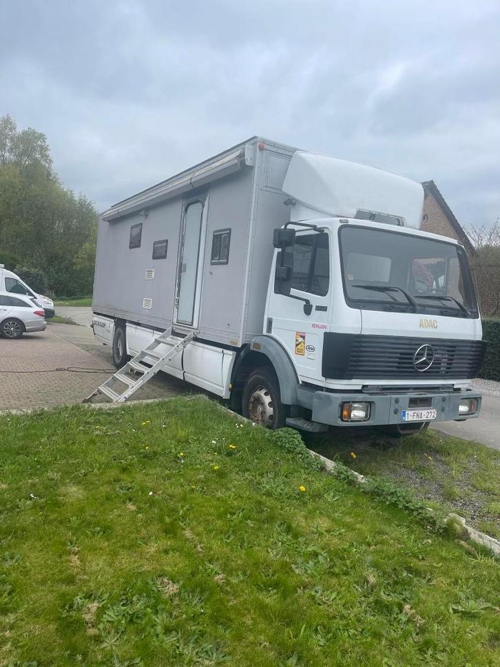 Mercedes 1717 camper, Caravans en Kamperen, Mobilhomes, Particulier, tot en met 5, Mercedes-Benz, Mercedes, Diesel, Handgeschakeld