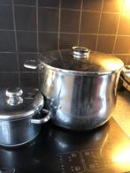 Grote kookpot 20 liter, Huis en Inrichting, Keuken | Potten en Pannen, Inox, Zo goed als nieuw, Ophalen, Kookpan of Snelkookpan