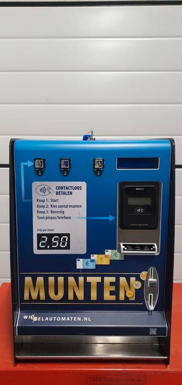 Wisselautomaat contactloos betalen  beschikbaar voor biedingen