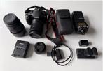 Canon 90D + 3 lenzen + flits + battery kit, Audio, Tv en Foto, Ophalen, Zo goed als nieuw, Spiegelreflex, Canon