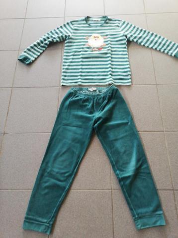 Woody fleece pyjama maat 140