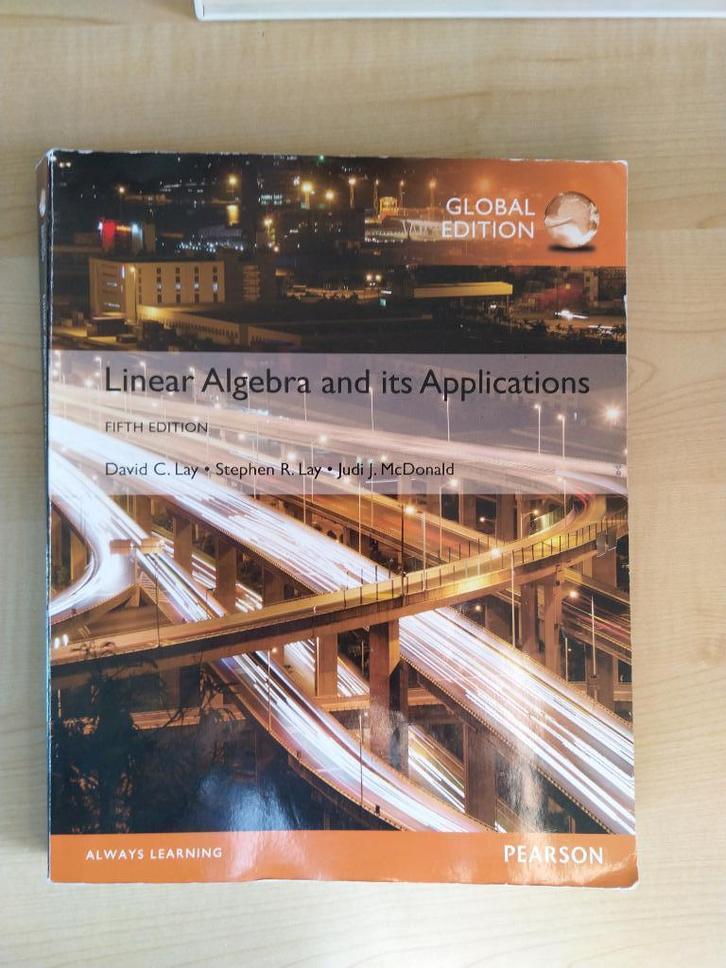 Studieboek 'Linear Algebra and its Applications', Boeken, Studieboeken en Cursussen, Gelezen, Hoger Onderwijs, Ophalen of Verzenden