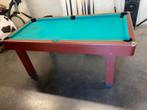 Biljarttafel met ballen, en cues, Sport en Fitness, Biljarten en Poolen, Ophalen, Gebruikt, Biljarttafel