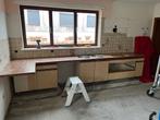 Keuken, Huis en Inrichting, Ophalen, Gebruikt, Crème, Enkelwandige keuken