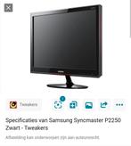 SAMSUNG Beeldscherm pc zwart, Audio, Tv en Foto, Beamers, Gebruikt, LED, Ophalen of Verzenden, Full HD (1080)