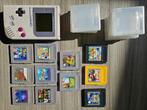 Gameboy + games, Games en Spelcomputers, Spelcomputers | Nintendo Game Boy, Ophalen of Verzenden, Gebruikt, Game Boy Classic, Met games