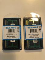 2x 4GB DDR2 voor laptop, Computers en Software, Ophalen, 8 GB, Nieuw, DDR2