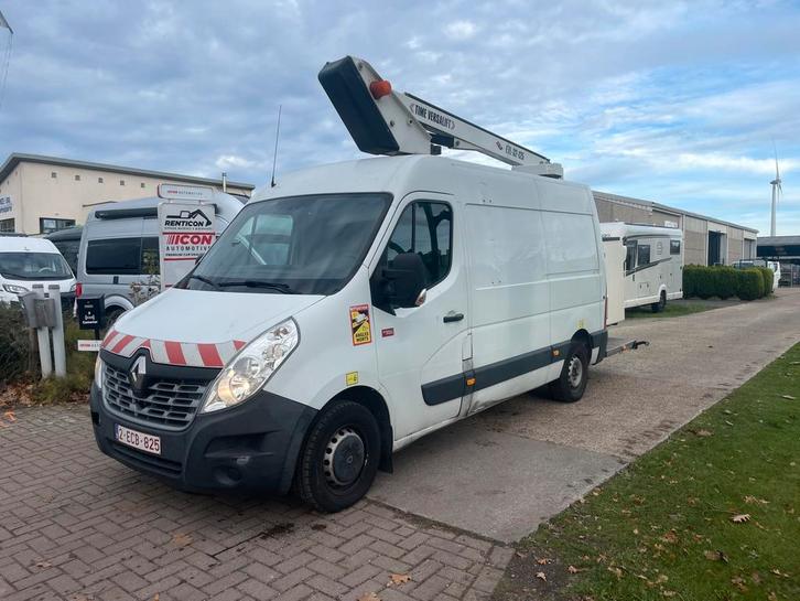 Renault Master hoogwerker Versalift 12.5M, Auto's, Renault, Bedrijf, Te koop, Master, Ophalen