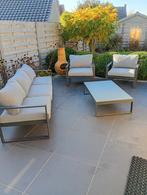 loungeset, Tuin en Terras, Ophalen, 5 zitplaatsen, Gebruikt, Aluminium
