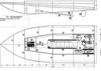 Plan de construction du bateau à moteur F1e-1kg, Envoi, Neuf