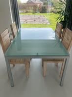 Design eettafel ‘Juventa’, Ophalen, Gebruikt, 100 tot 150 cm, Design