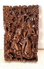 Sculpture sur bois Rama et Sita Bali 30 cm, Enlèvement ou Envoi