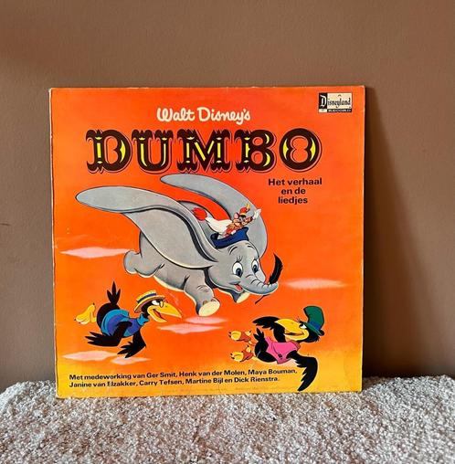 Dumbo Disney elpee lp vinyl plaat vintage 1974, Verzamelen, Disney, Gebruikt, Overige typen, Bambi of Dumbo, Ophalen of Verzenden