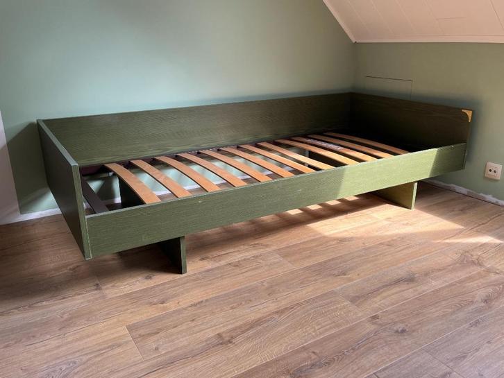 Tienerbed incl. lattenbodem, Kinderen en Baby's, Kinderkamer | Bedden, Gebruikt, 180 cm of meer, 85 tot 100 cm, Lattenbodem, Ophalen