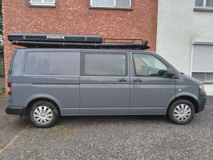 Daktent + Porte-Bagage met zitterras, Caravans en Kamperen, Tenten, tot en met 2, Zo goed als nieuw, Ophalen