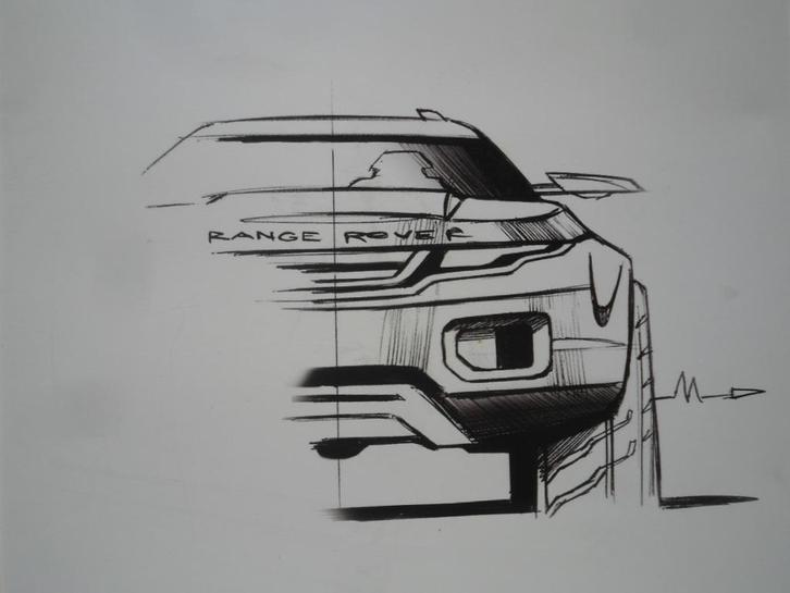 Range Rover Evoque Print., Verzamelen, Automerken, Motoren en Formule 1, Zo goed als nieuw, Auto's, Ophalen