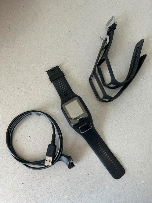 TomTom Runner Cardio GPS-sporthorloge, Handtassen en Accessoires, Sporthorloges, Gebruikt, Android, Zwart, Afstand, Waterdicht