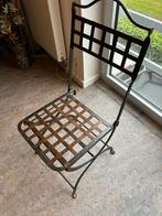 6 Chaises metal design pliable, Antiquités & Art
