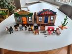Western Playmobil set met bank en sheriff, Kinderen en Baby's, Speelgoed | Playmobil, Complete set, Ophalen of Verzenden, Zo goed als nieuw