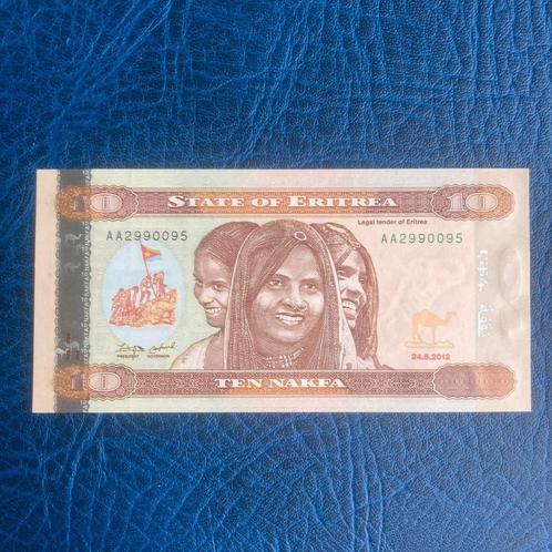 Eritrea - Nakfa 10 2012 - Pick 11 - UNC, Postzegels en Munten, Bankbiljetten | Afrika, Los biljet, Overige landen, Ophalen of Verzenden