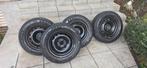 Stalen velgen met Winterbanden, Ophalen of Verzenden