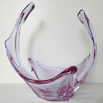 Mondgeblazen kunstglazen schaal, Murano-stijl, vintage beschikbaar voor biedingen