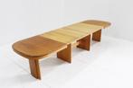 Vintage Deense grote ovalen uitschuifbare eettafel XL, Ophalen